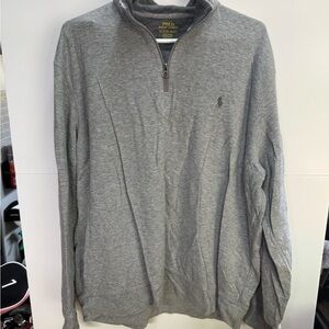 Polo by Ralph Lauren Gray Zip Up Sweater